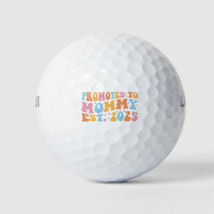 Promoted To Mummy Est. 2025 III Golf Balls