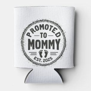 Promoted to Mummy Est. 2025 Pregnancy Announcement Can Cooler