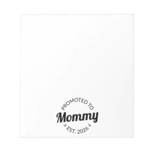 Promoted To Mummy Est. 2026 I Notepad