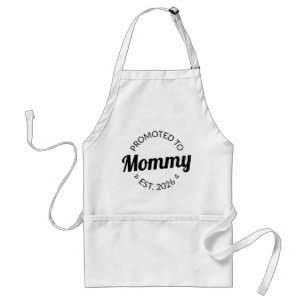 Promoted To Mummy Est. 2026 I Standard Apron