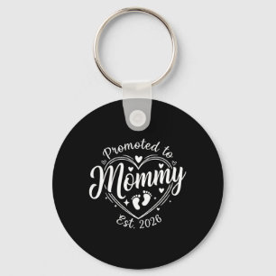 Promoted to Mummy est 2026 new mum to be Baby Key Ring