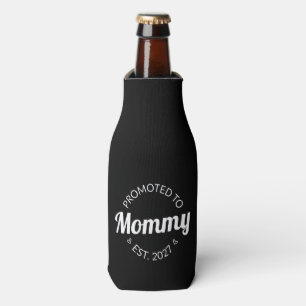 Promoted To Mummy Est 2027 New Mum Announcement I Bottle Cooler