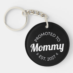 Promoted To Mummy Est 2027 New Mum Announcement I Key Ring