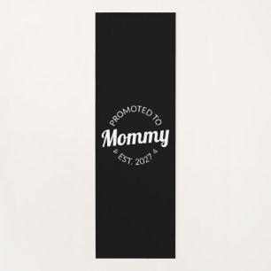 Promoted To Mummy Est 2027 New Mum Announcement I Yoga Mat