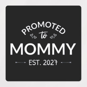 Promoted To Mummy Est 2027 New Mum Announcement II
