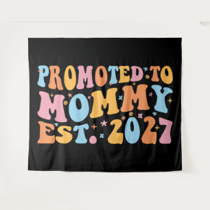 Promoted To Mummy Est 2027 New Mum Announcement Tapestry