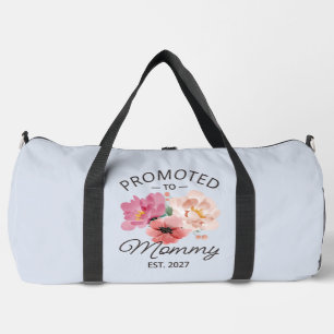 Promoted To Mummy Est 2027 New Mum Announcement VI Duffle Bag