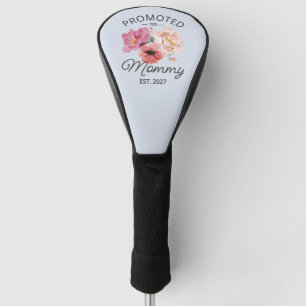 Promoted To Mummy Est 2027 New Mum Announcement VI Golf Head Cover
