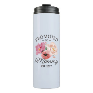Promoted To Mummy Est 2027 New Mum Announcement VI Thermal Tumbler