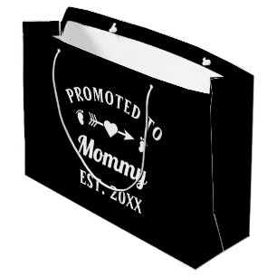 Promoted To Mummy Motherhood Mother's Day Large Gift Bag