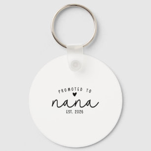 Promoted To Nana Est 2026 New Nana Mothers Day Wom Key Ring
