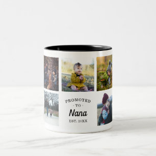 Promoted to Nana Established Two-Tone Coffee Mug