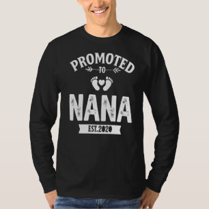Promoted To Nana Funny Grandmother Grandma Lover G T-Shirt