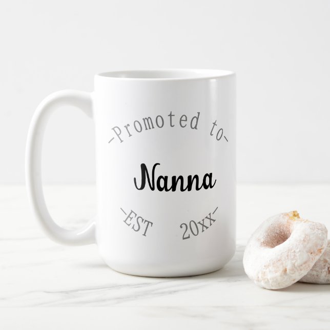Promoted to Nanna Coffee Mug (With Donut)