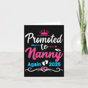 Promoted To Nanny Again 2025 Soon To Be Mum Pregna Card