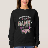 Promoted To Nanny Est 2025 Gifts New Grandma Grand