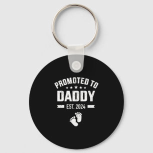 Promoted to new daddy 2024 soon to be dad fathers key ring