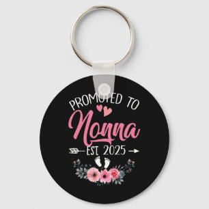 Promoted To Nonna Est 2025 Mothers Day First Time  Key Ring