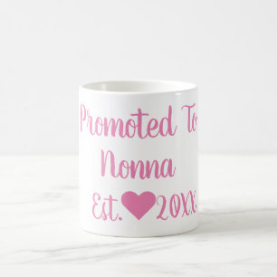 Promoted To Nonna Pink Mug