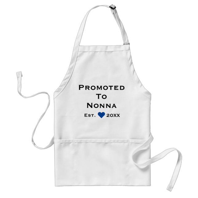 Promoted To Nonna Standard Apron (Front)