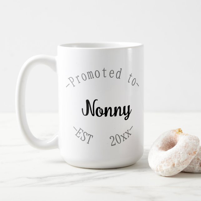 Promoted to Nonny Coffee Mug (With Donut)