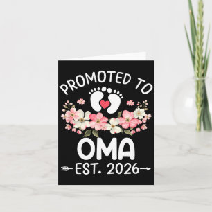Promoted To Oma 2026 First Time Floral New Oma Card