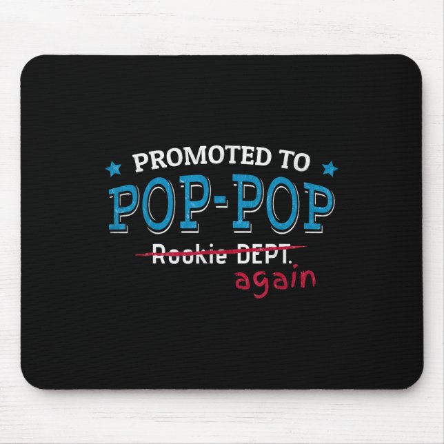 Promoted To P-p Again Shirt. Grandpa P P Funny  Mouse Mat (Front)