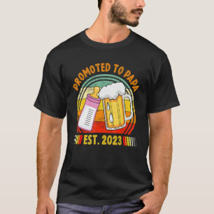 Promoted To Papa 2023 Pregnancy Soon To Be 2023 T-Shirt