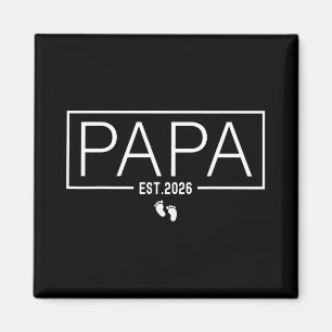 Promoted To Papa Est 2026 New Dad 2026 Soon To Be  Magnet