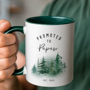 Promoted To Papaw Year Est. Mug