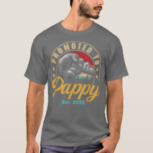 Promoted to Pappy Est 2022 Men Vintage First Time  T-Shirt
