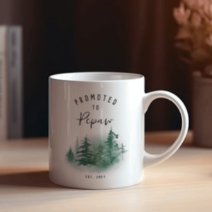 Promoted To Pepaw Year Est. Mug