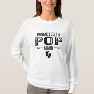 Promoted To Pop Again Vintage Father's Day For Dad T-Shirt