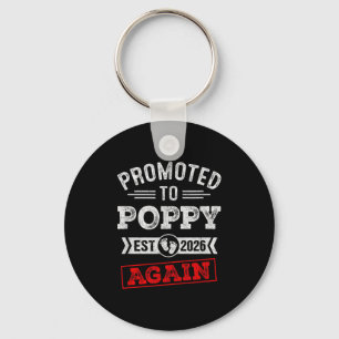 Promoted To Poppy Again 2026 Pregnancy Announcemen Key Ring