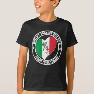 Promoted To Sister Best Italian Lady Ever World Ok T-Shirt