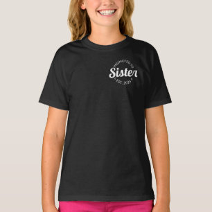 Promoted To Sister Est. 2026 I T-Shirt
