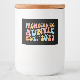 Promoted To Sister Est 2027 Big Sister Food Label