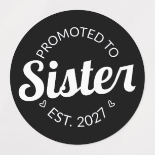 Promoted To Sister Est 2027 Big Sister I