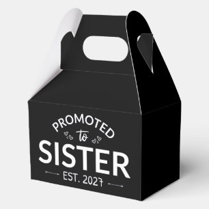 Promoted To Sister Est 2027 Big Sister II Favour Box
