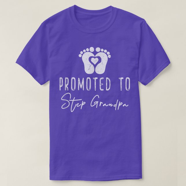 Promoted to step grandma 2022 Soon To Be Pregnancy T-Shirt (Design Front)