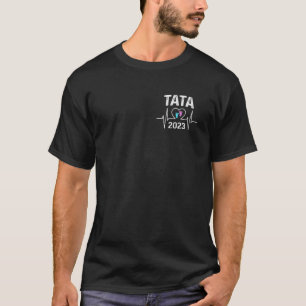 Promoted To Tata Est 2023 - Pocket Heartbeat Girl T-Shirt