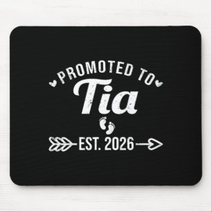 Promoted to tia est 2026 funny spanish aunt mouse mat