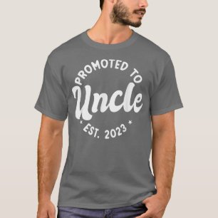 Promoted To Uncle 2023 Pregnancy Announcement Gift T-Shirt