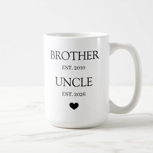 Promoted to Uncle  Coffee Mug (Right)