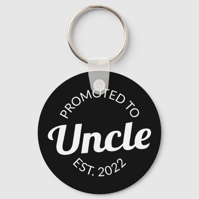 Promoted To Uncle Est. 2022 I Key Ring (Front)