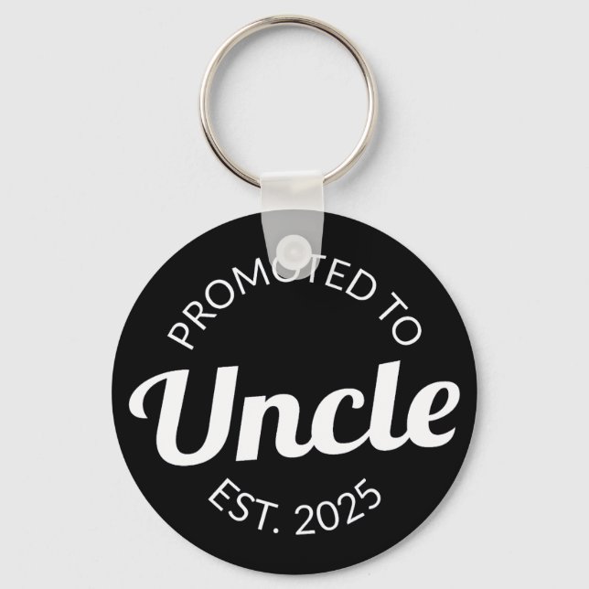 Promoted To Uncle Est. 2025 I Key Ring (Front)