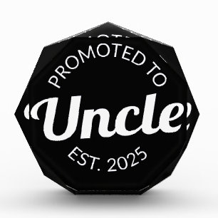 Promoted To Uncle Est. 2025 I Photo Block