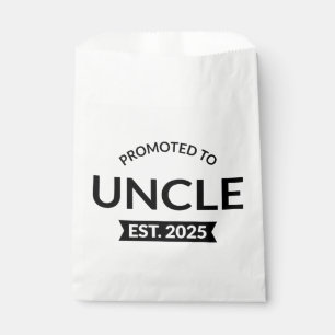 Promoted To Uncle Est. 2025 II Favour Bags