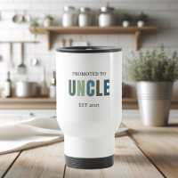 Promoted to Uncle EST 2025 | Personalised Gift