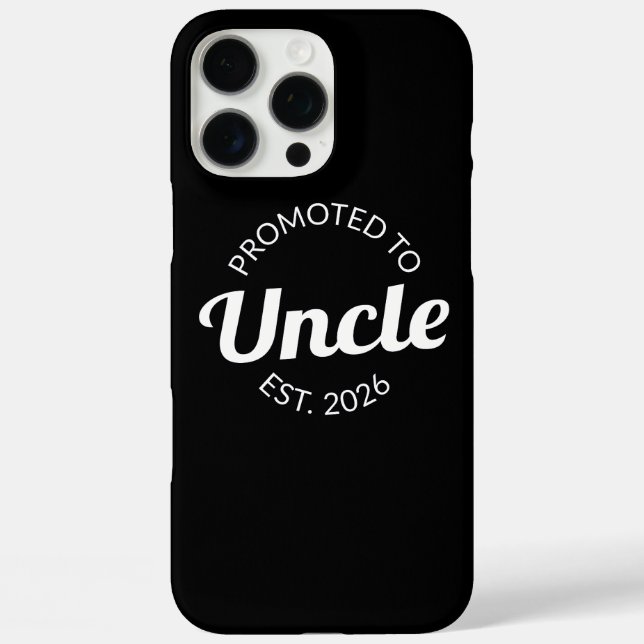 Promoted To Uncle Est. 2026 I Case-Mate iPhone Case (Back)